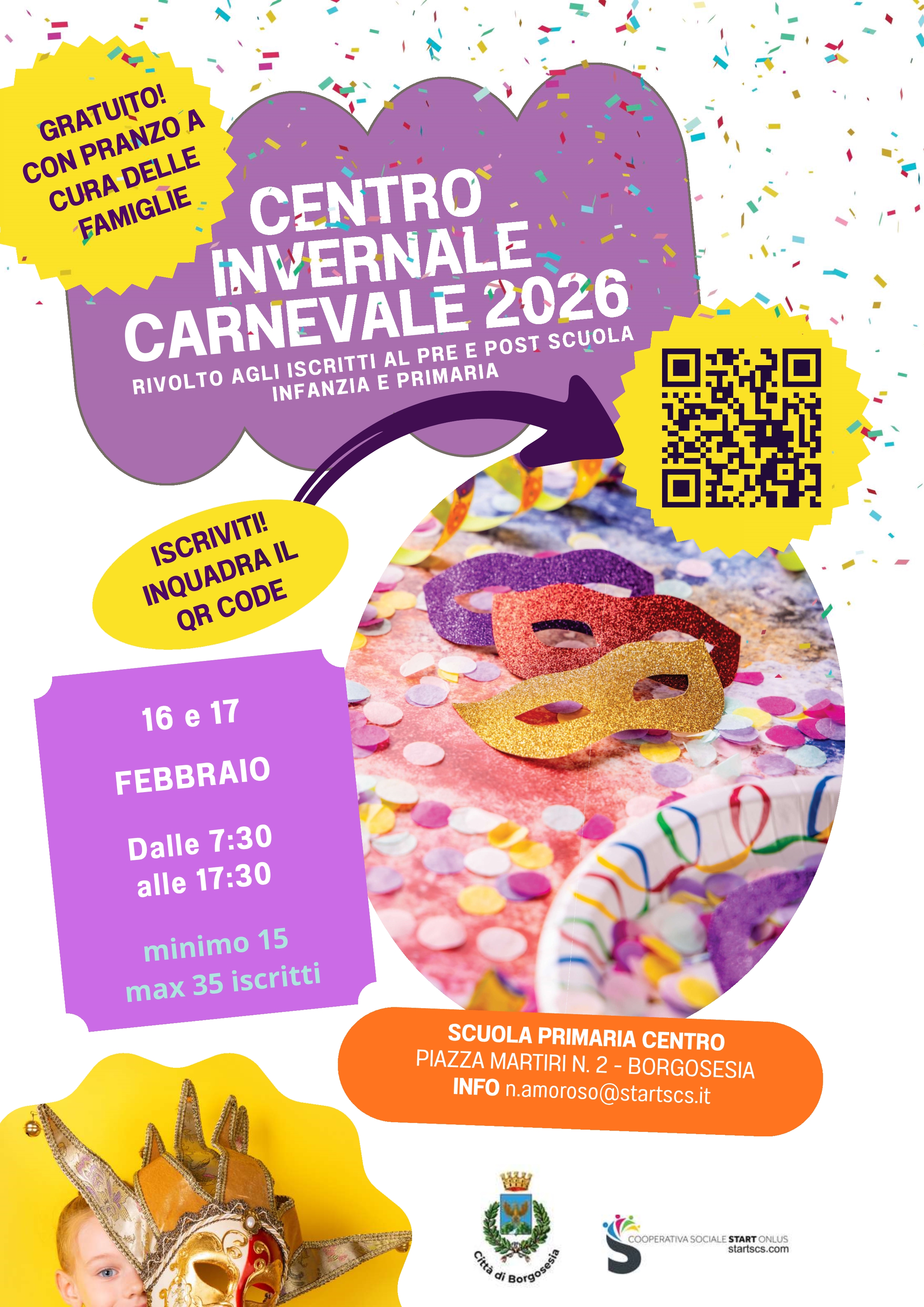 Centro invernale Carnevale 2026