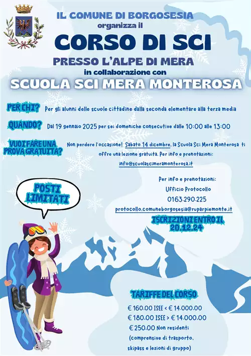 Corso di sci 2025